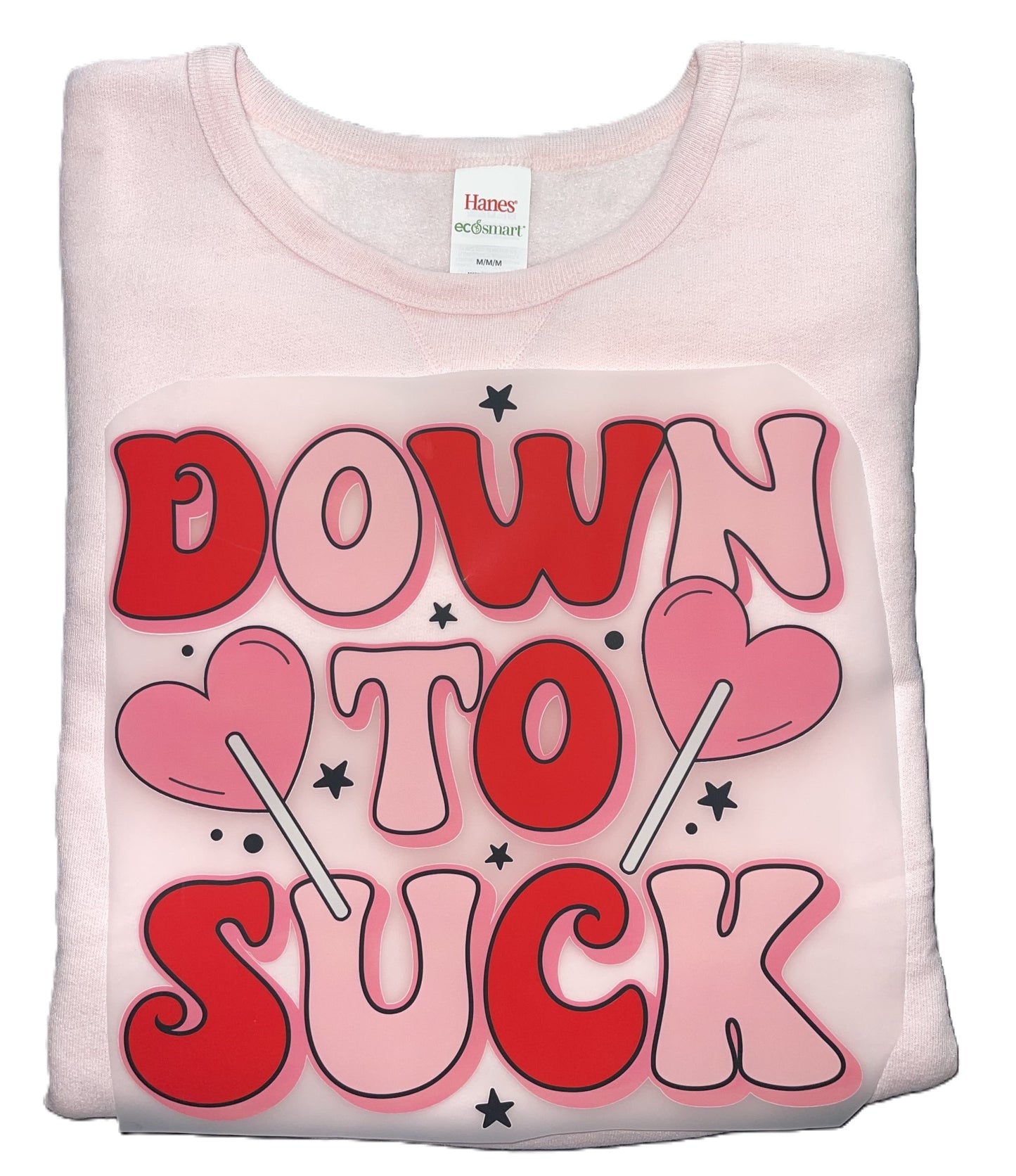 "Down To Suck" Pull-On Sweatshirt
