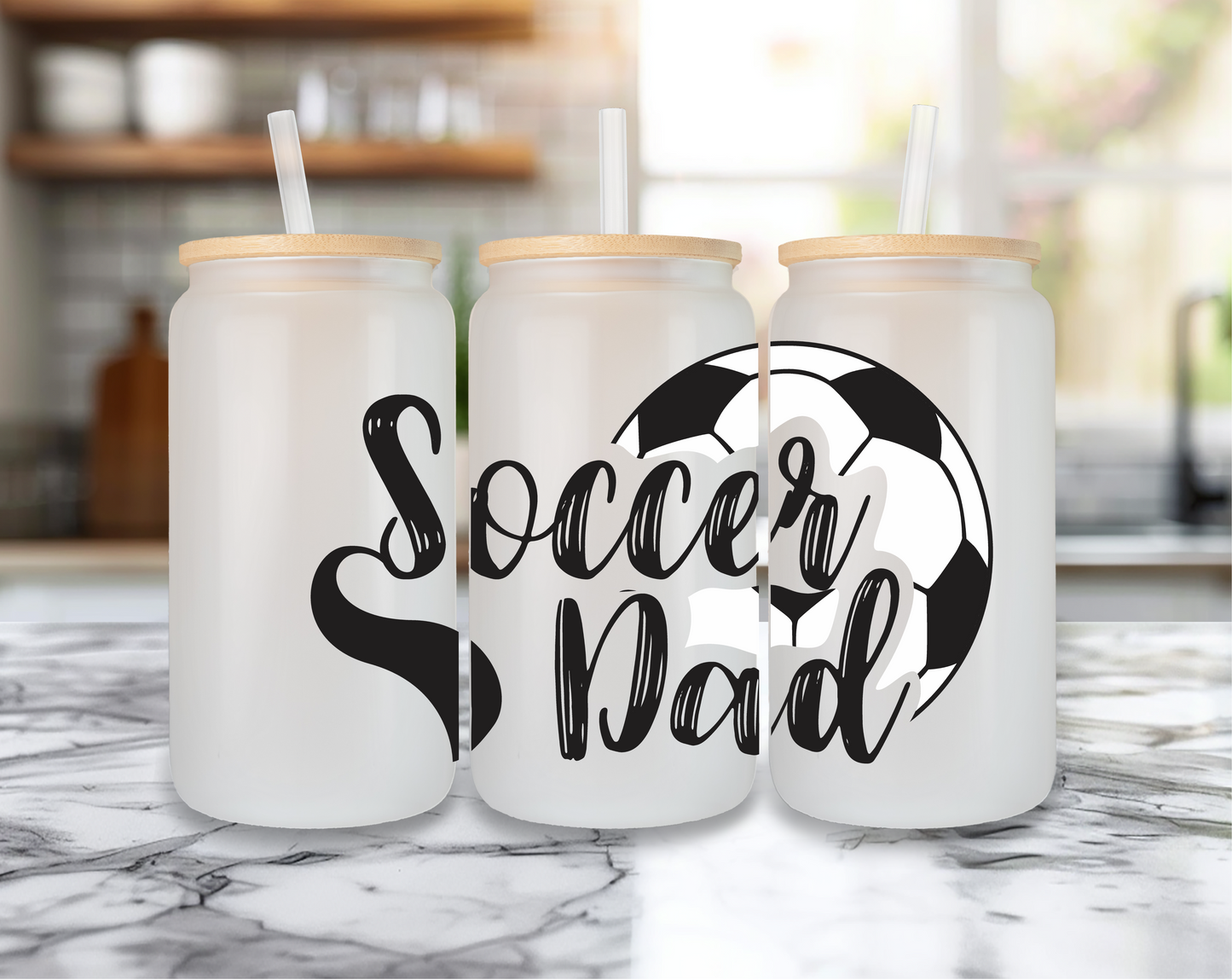 Soccer Dad Cup Frosted
