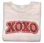 Glitter XOXO Pull-On Sweatshirt