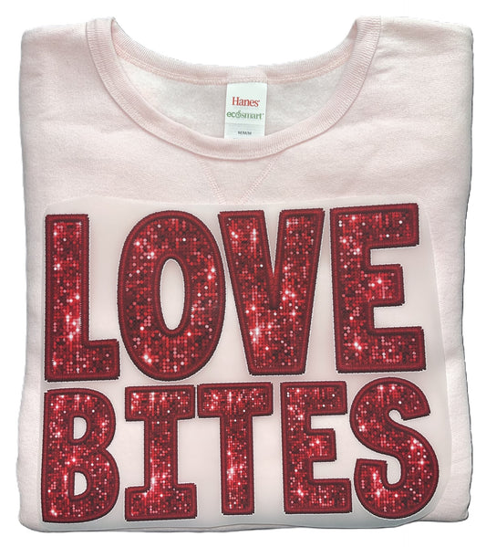 Valentine's Day Sweatshirt "Love Bites"