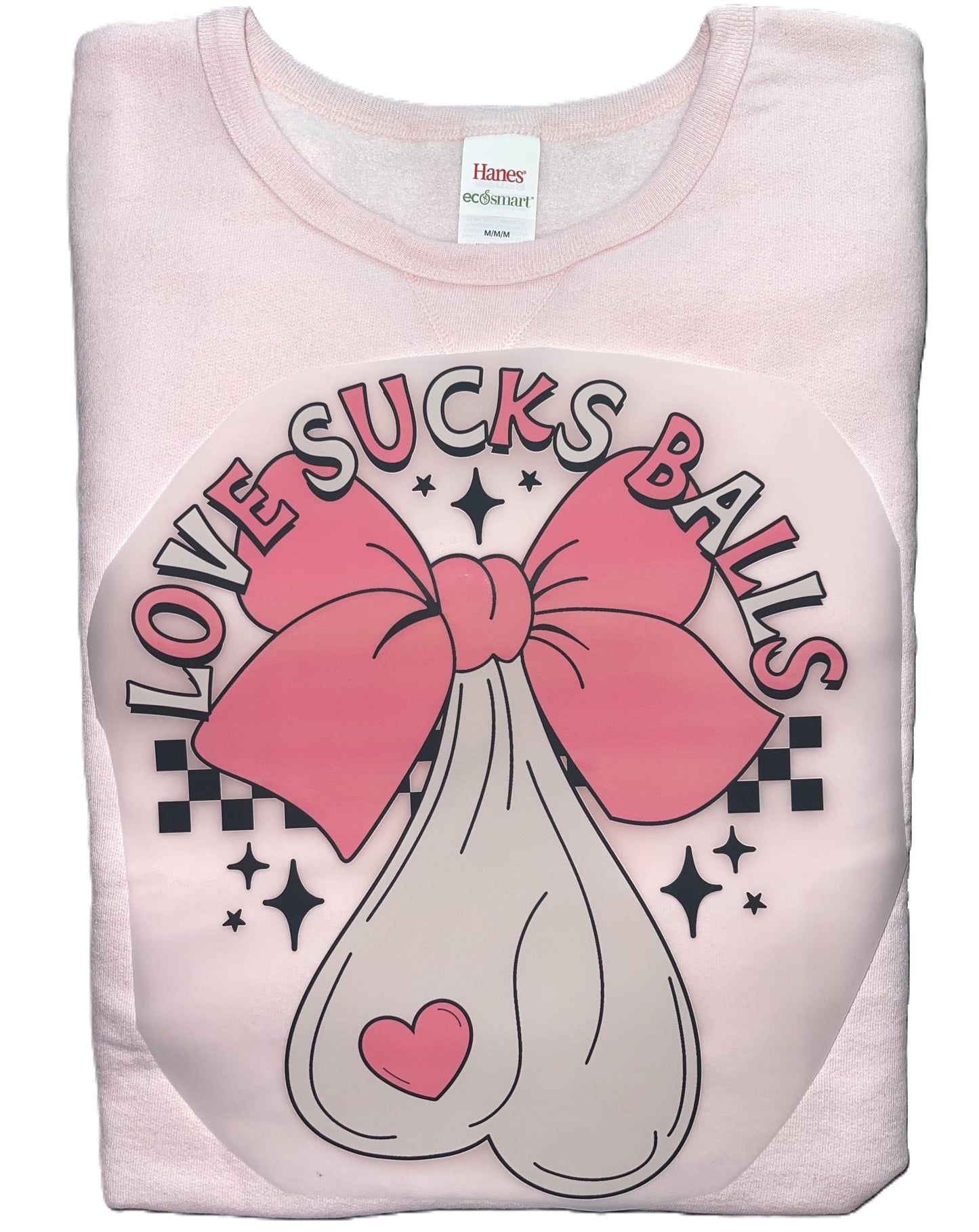 Copy of Valentine's Day Sweatshirt "Love Sucks Balls"