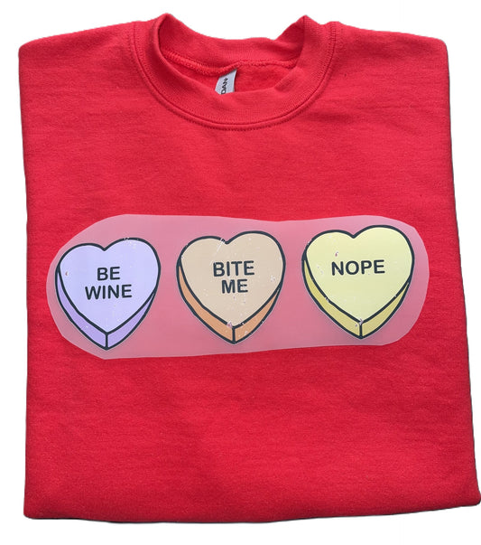 Valentine's Day Graphic Design Sweatshirt