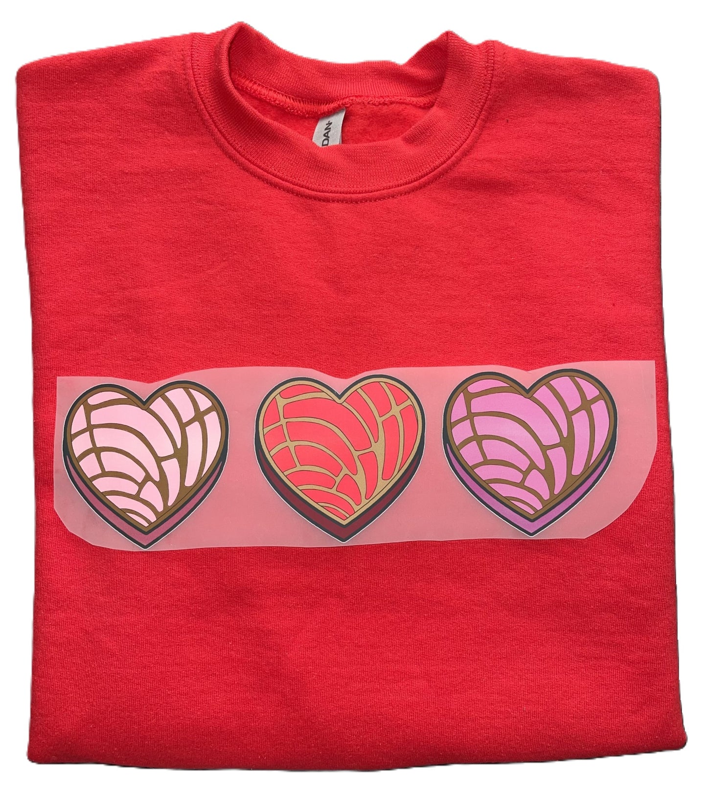 Concha Hearts Sweatshirts