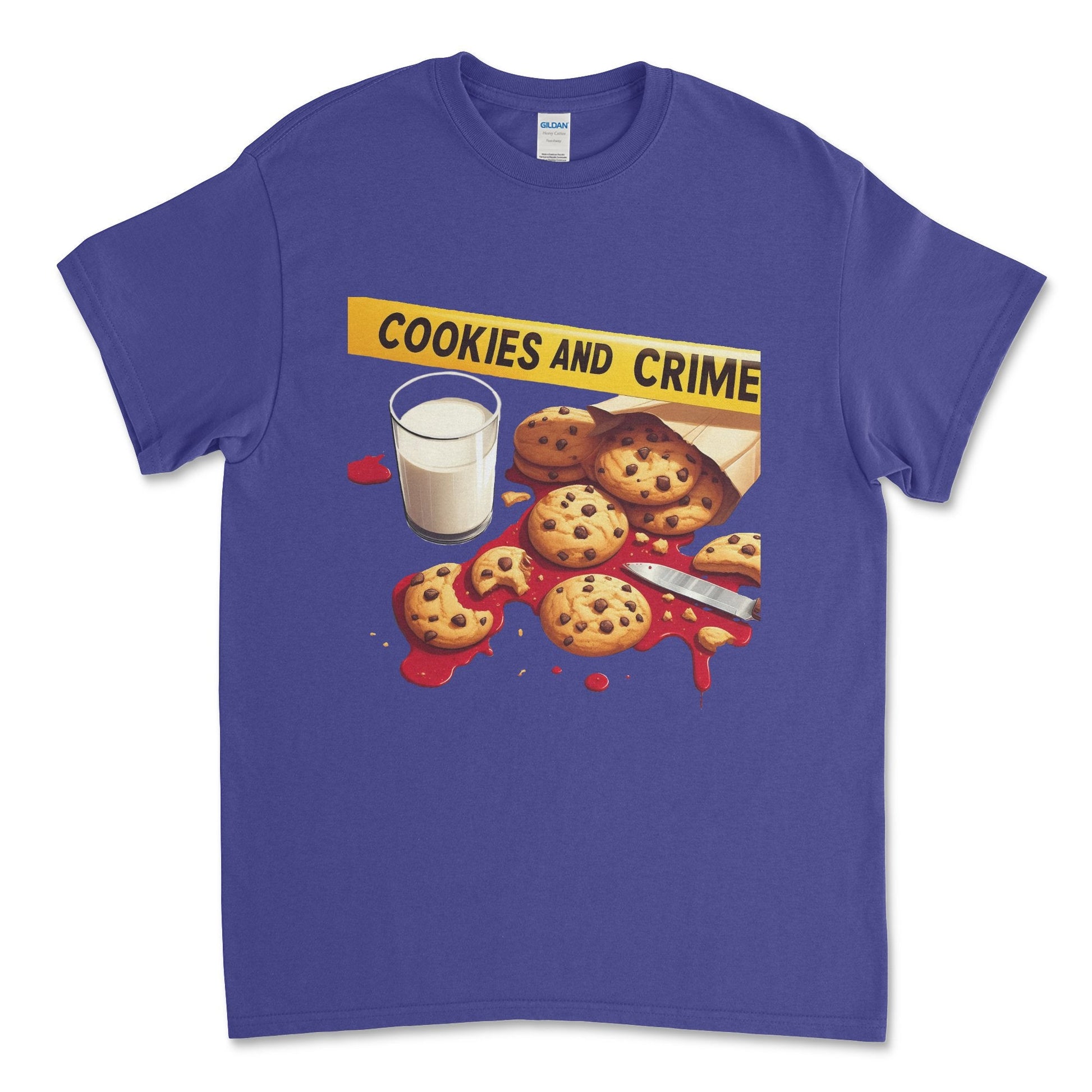 Cookies and Crime Short Sleeve T-shirt - Black Roze CreationsCookies and Crime Short Sleeve T-shirt