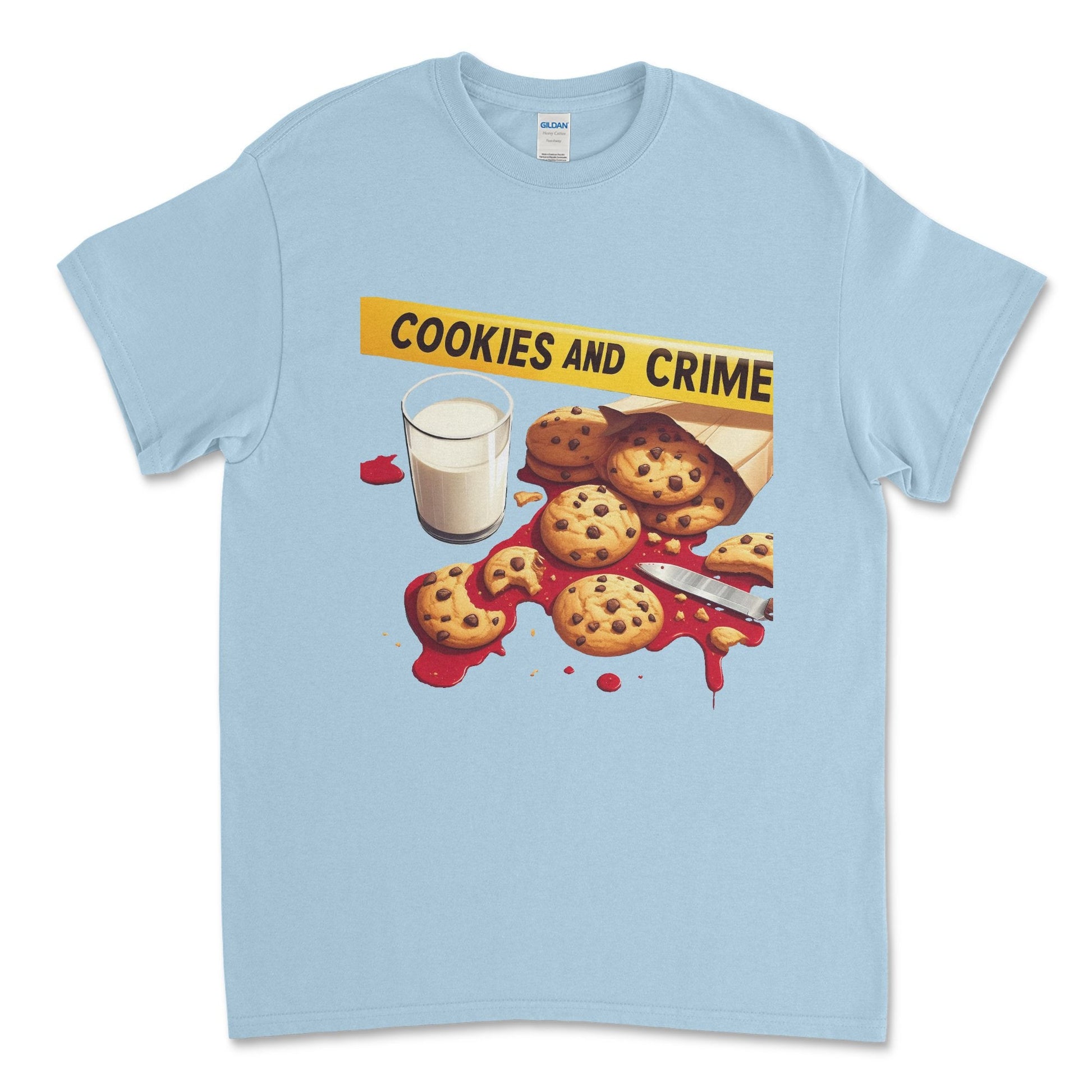 Cookies and Crime Short Sleeve T-shirt - Black Roze CreationsCookies and Crime Short Sleeve T-shirt