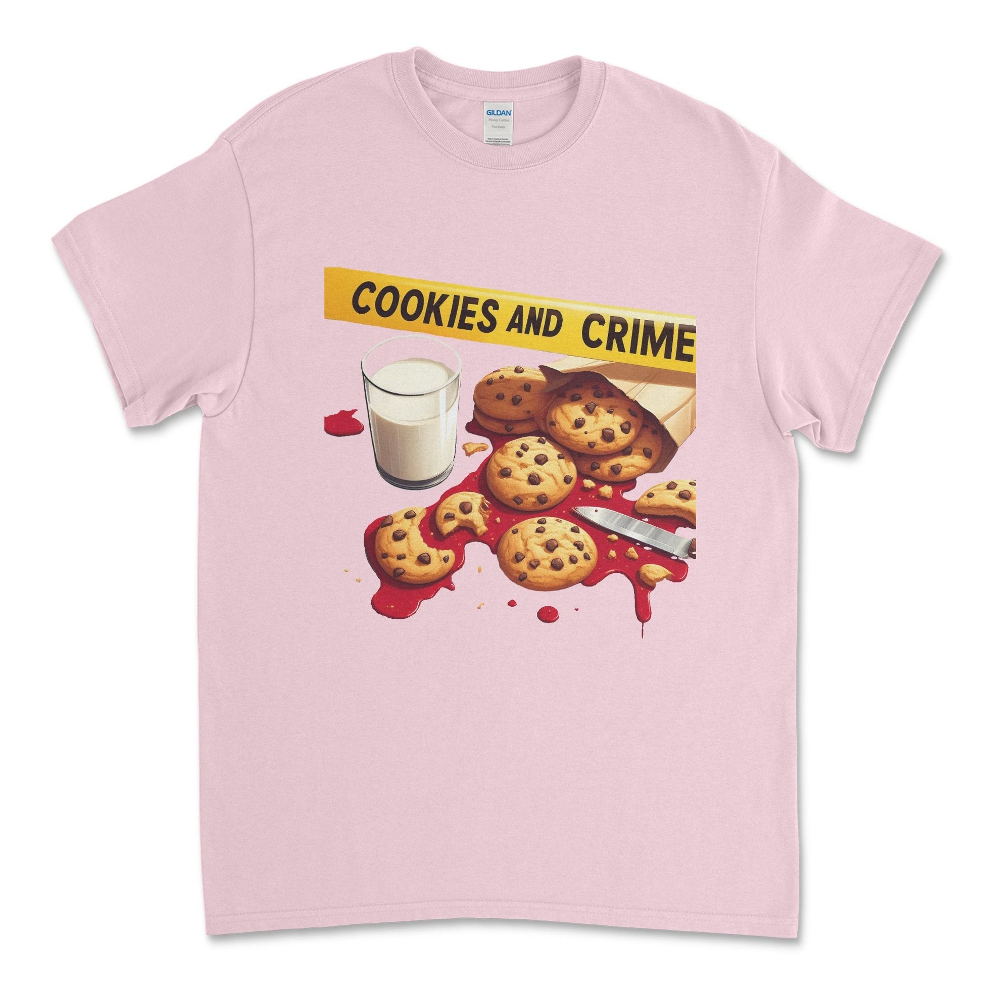 Cookies and Crime Short Sleeve T-shirt - Black Roze CreationsCookies and Crime Short Sleeve T-shirt