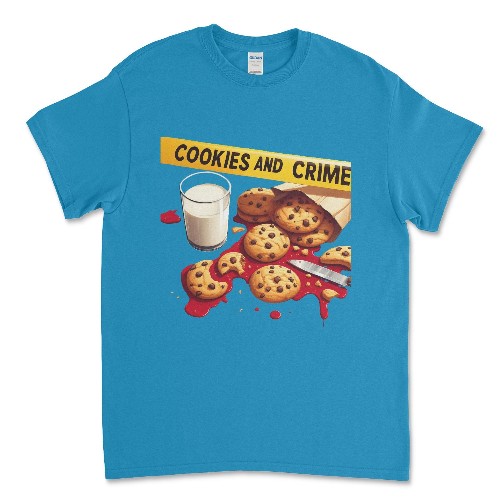 Cookies and Crime Short Sleeve T-shirt - Black Roze CreationsCookies and Crime Short Sleeve T-shirt