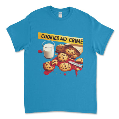 Cookies and Crime Short Sleeve T-shirt - Black Roze CreationsCookies and Crime Short Sleeve T-shirt